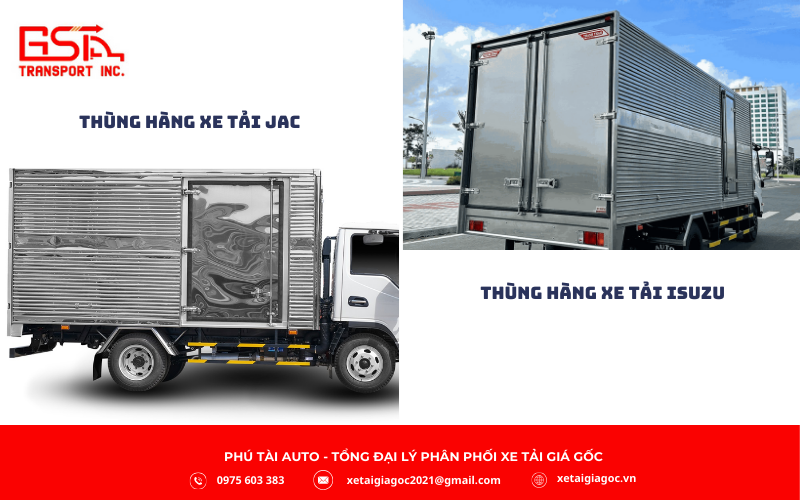 Về kích thước thùng hàng