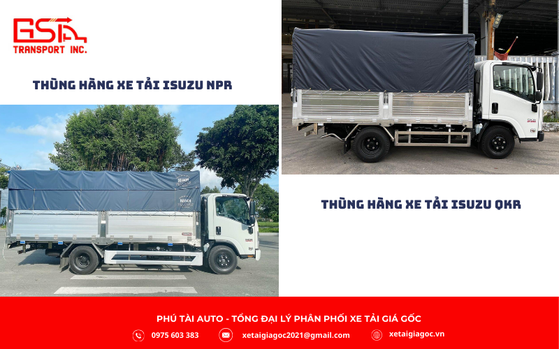 Về kích thước thùng hàng