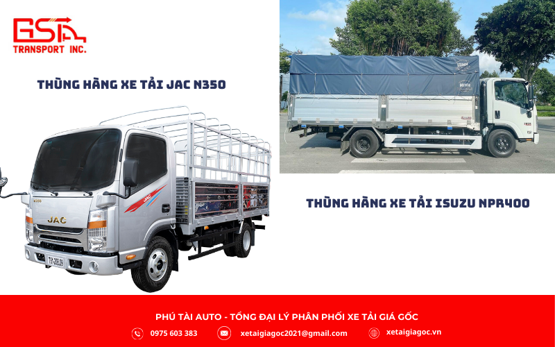 Về kích thước thùng hàng