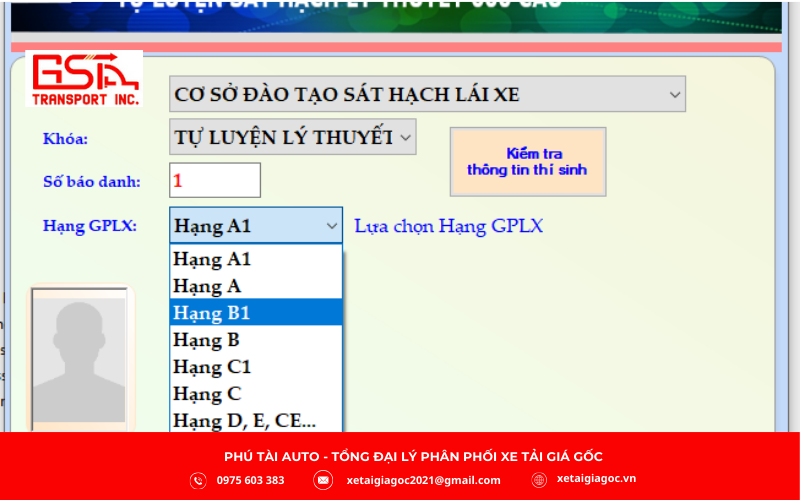 Học lý thuyết bằng C1