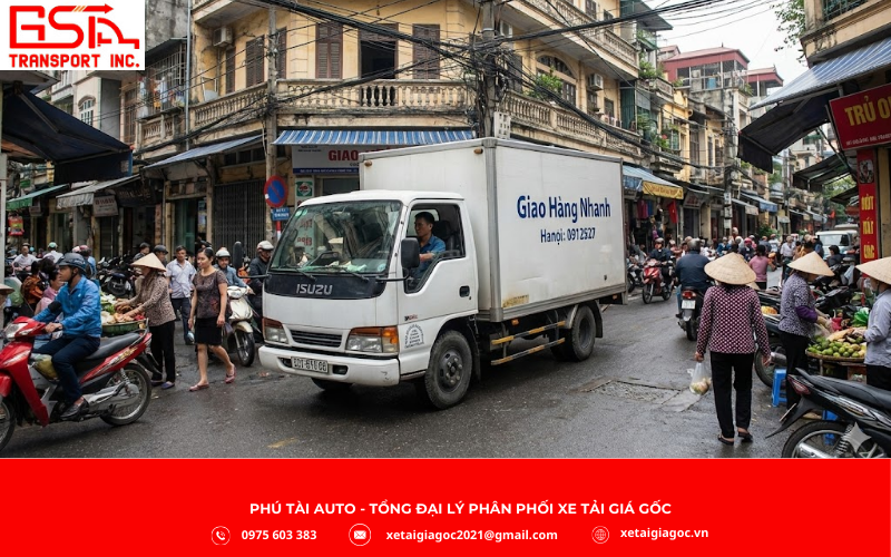 Quy định tốc độ xe tải trong khu vực đông dân cư