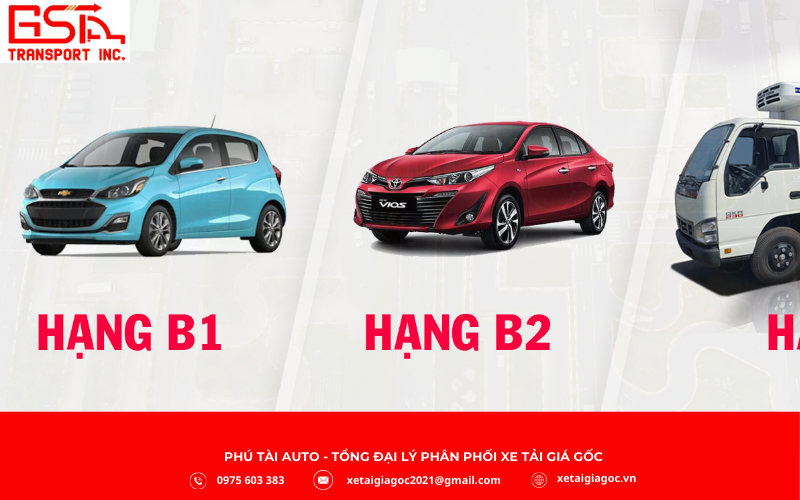 Bằng lái xe hạng C cho phép người lái điều khiển đầy đủ các phương tiện thuộc hạng B1 và B2, bao gồm ô tô chở người đến 9 chỗ và xe tải, máy kéo có khối lượng dưới 3.500 kg.