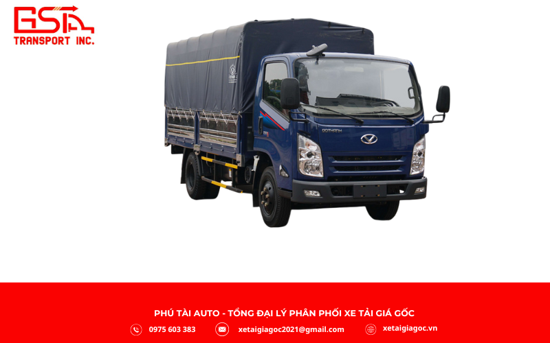 Xe tải Đô Thành IZ500L là phiên bản thùng dài của dòng IZ500, có tải trọng 4.9 tấn và chiều dài thùng lên đến 5.2 mét