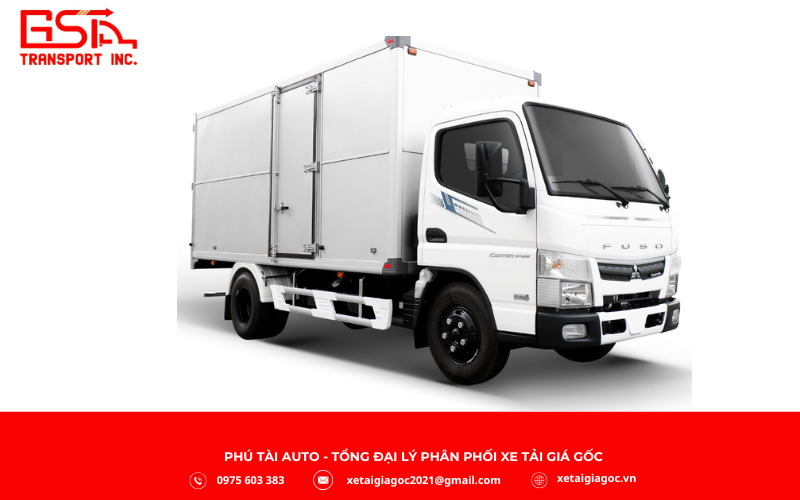 xe tải Mitsubishi Fuso trang bị động cơ Euro 4 từ Mitsubishi (Nhật Bản) và Daimler (Đức), bền bỉ và thân thiện môi trường.