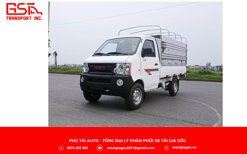 Xe tải SRM K990 là dòng xe tải nhẹ 990kg, thiết kế gọn gàng, tiết kiệm nhiên liệu và linh hoạt trong vận chuyển nội thành.