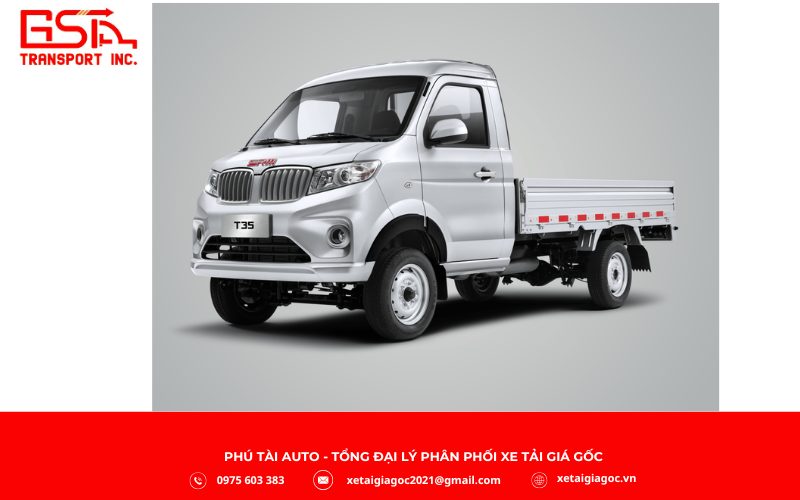 Xe tải SRM T35 là dòng xe tải nhẹ 990kg của hãng SRM (Shineray), nổi bật với cabin hiện đại và động cơ 1.5L