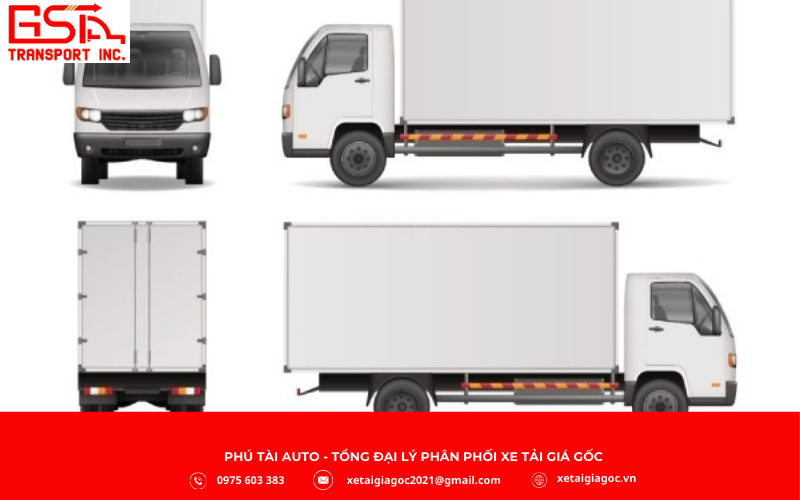 Xe tải thùng kín là loại thùng được sử dụng phổ biến nhờ tính linh hoạt và khả năng bảo vệ hàng hóa tốt