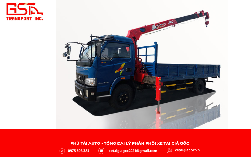 Xe tải Veam gắn cẩu là giải pháp vận chuyển tối ưu cho các nhu cầu vừa chở hàng vừa nâng hạ