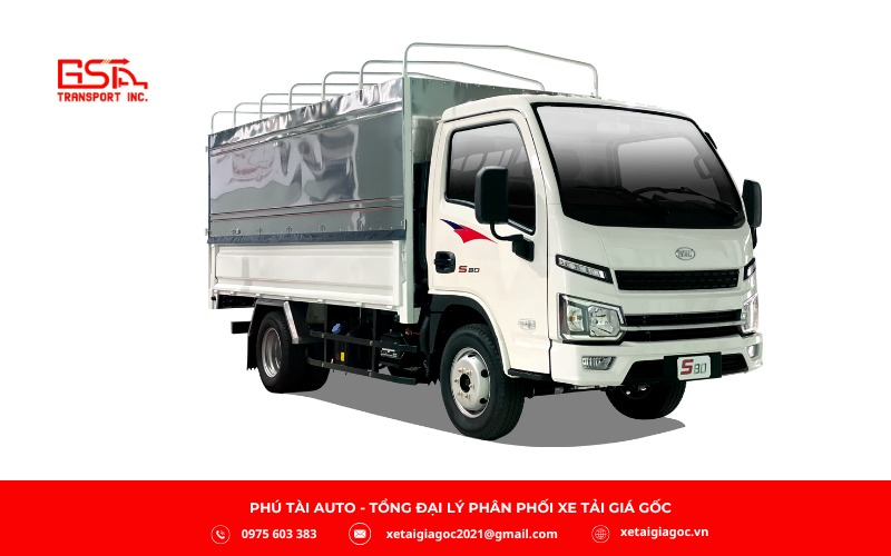 Xe tải Veam S80 là dòng xe tải nhẹ hiện đại, được sản xuất trên dây chuyền công nghệ Hàn Quốc