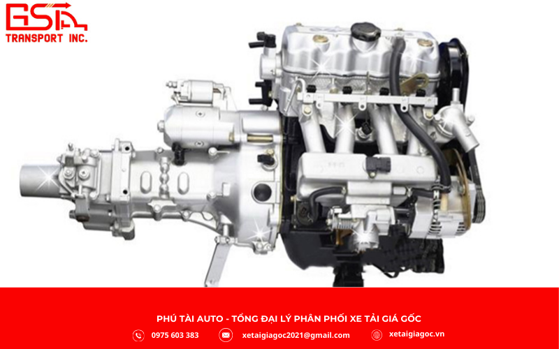 Động cơ là ưu điểm lớn của xe tải Dongben trong phân khúc tải nhẹ. Xe sử dụng động cơ công nghệ GM – Mỹ, phun xăng điện tử, đạt chuẩn Euro 4–5