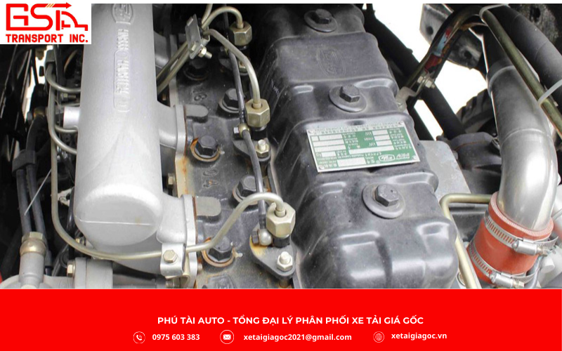 Xe tải Chiến Thắng sử dụng động cơ diesel Yuchai hoặc Weichai, phù hợp với nhu cầu vận tải tiết kiệm chi phí.