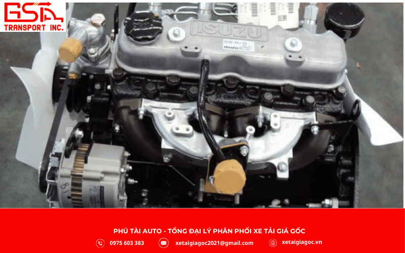 Động cơ xe tải Isuzu nổi bật với độ bền Nhật Bản, vận hành ổn định và tiết kiệm nhiên liệu