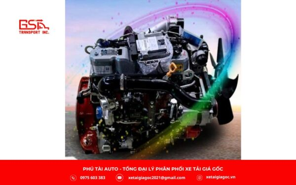 Động cơ xe tải Veam sử dụng máy nhập khẩu từ Hyundai, Nissan hoặc Cummins, đạt chuẩn Euro 4–5
