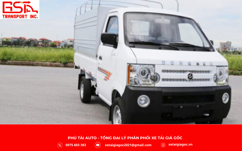 Ngoại thất xe tải Dongben nổi bật với thiết kế trẻ trung, gọn gàng, phù hợp chạy đô thị.