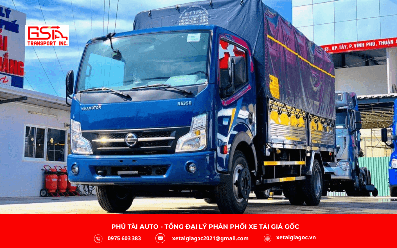 Ngoại thất xe tải Nissan mang phong cách mạnh mẽ, hiện đại kiểu Nhật, phù hợp cả đô thị lẫn đường trường