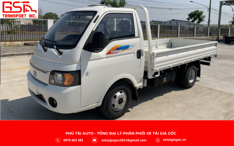 Ngoại thất xe tải Teraco được thiết kế đơn giản, hiện đại và gọn gàng, phù hợp với điều kiện vận tải tại Việt Nam