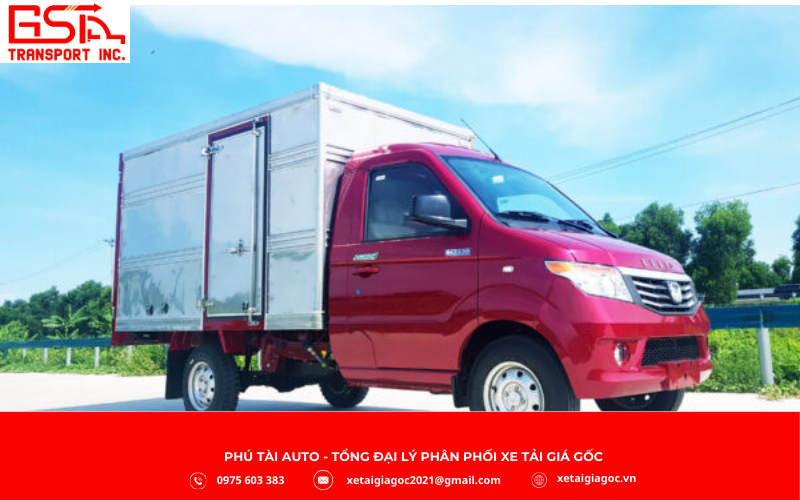 Ngoại thất xe tải Kenbo mang phong cách thực dụng, gọn gàng, phù hợp nếu bạn thường xuyên chạy xe trong đô thị