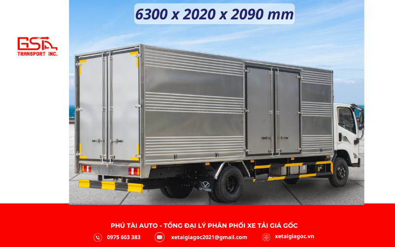 Thùng hàng xe tải Đô Thành được thiết kế đa dạng theo từng model và tải trọng, đáp ứng nhiều nhu cầu vận chuyển khác nhau.