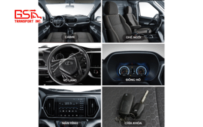 Nội thất Van Tera V6 5 chỗ hiện đại, tiện nghi như xe du lịch