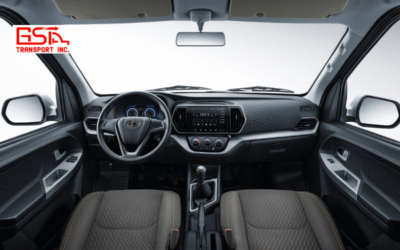 Nội thất xe tải Van Tera V8 5 chỗ rộng rãi, ghế da cao cấp, tiện nghi hiện đại