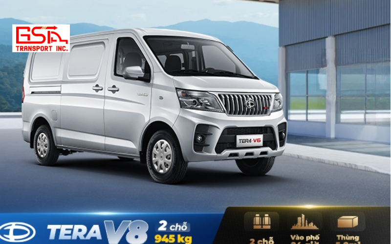 Xe tải Van Tera V6 2 chỗ – giải pháp vận chuyển trong nội thành.