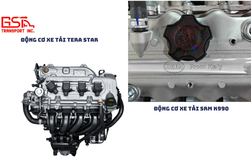 So sánh động cơ và hiệu suất vận hành Tera Star và SRM K990