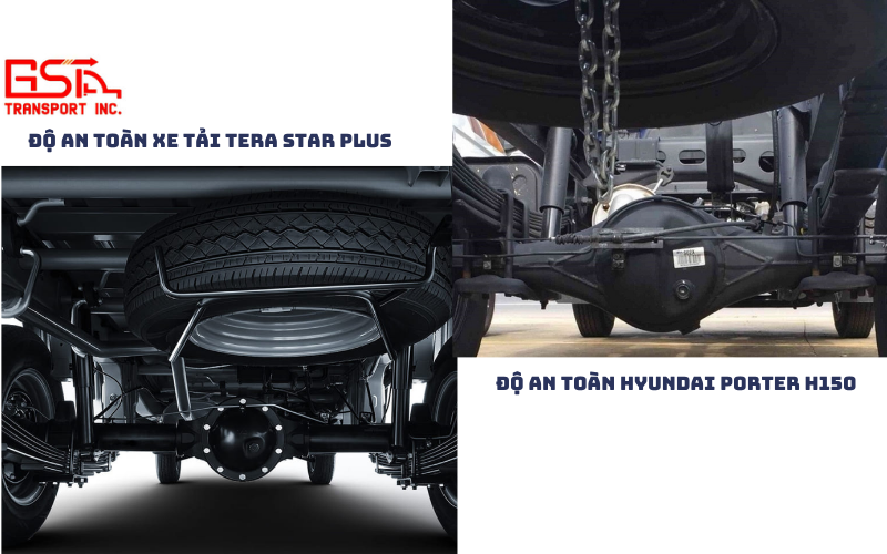 So sánh an toàn Tera Star Plus và Hyundai Porter H150