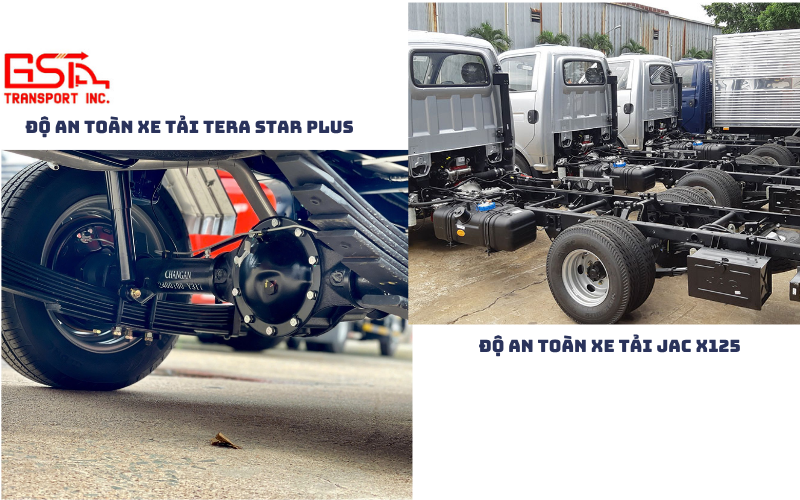 So sánh độ an toàn Tera Star Plus và JAC X125