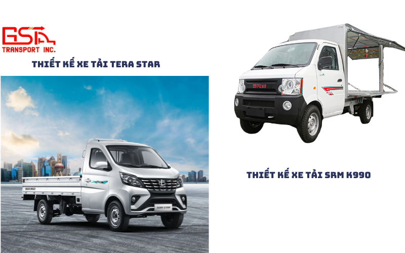 So sánh thiết kế bên ngoài Tera Star và SRM K990