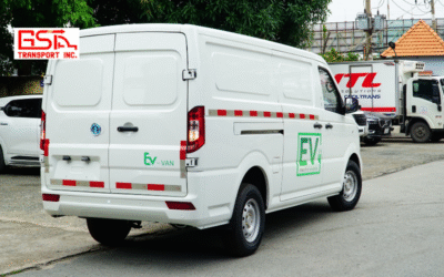 Xe tải van điện Dongfeng EV30 với hệ thống ABS hỗ trợ phanh an toàn
