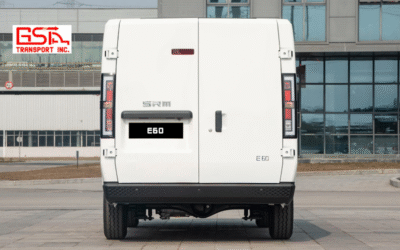 Xe tải điện SRM E60 trang bị ABS và EBD hỗ trợ phanh an toàn