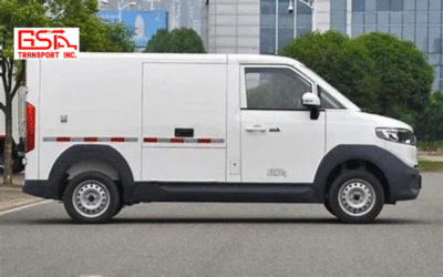 Xe tải van điện Foton LHD sở hữu kiểu dáng van liền khối hiện đại