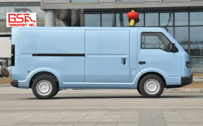 Xe tải điện SRM E80 sở hữu thiết kế gọn gàng và thực dụng